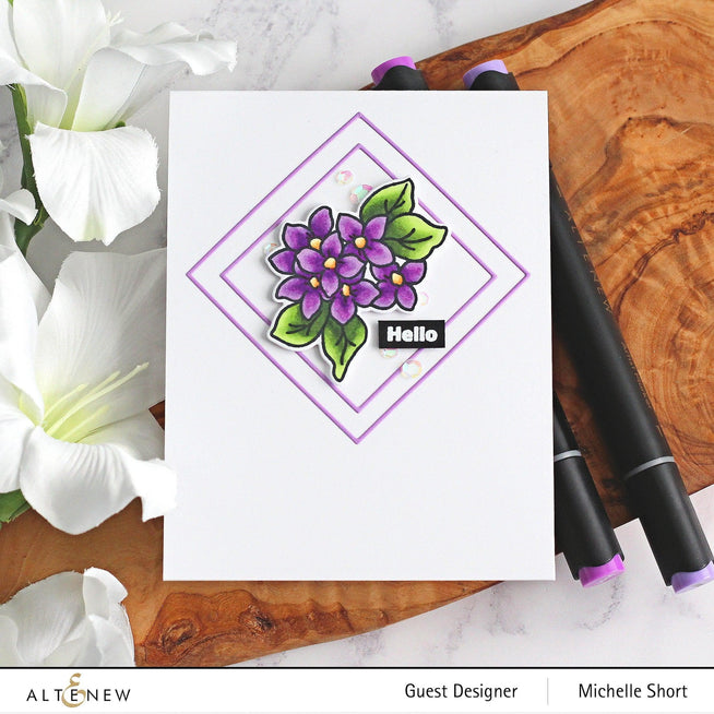 Altenew Stamp & Die Bundle Sweet Cluster Stamp & Die Bundle