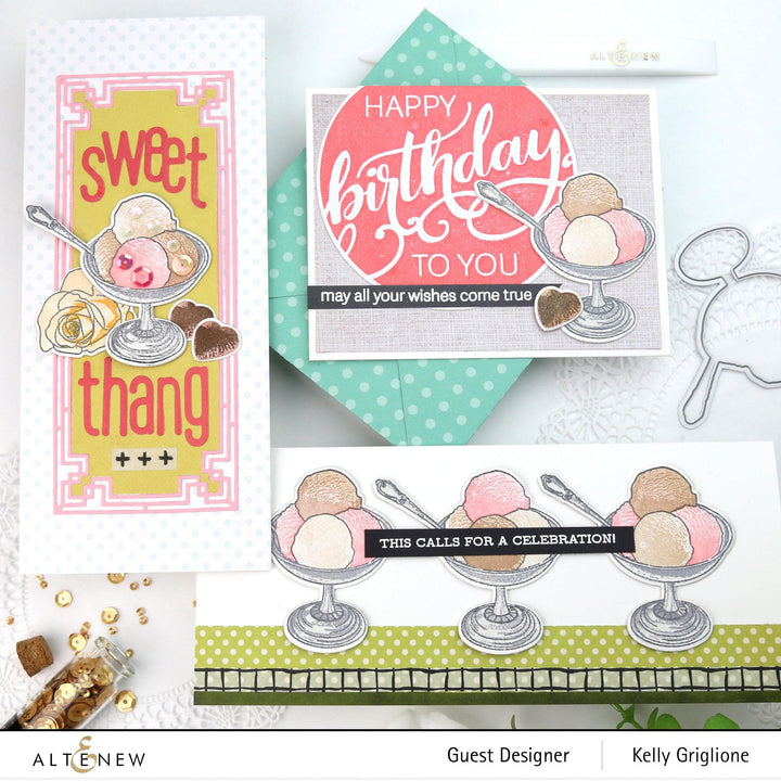 Altenew Stamp & Die Bundle Sweet Love