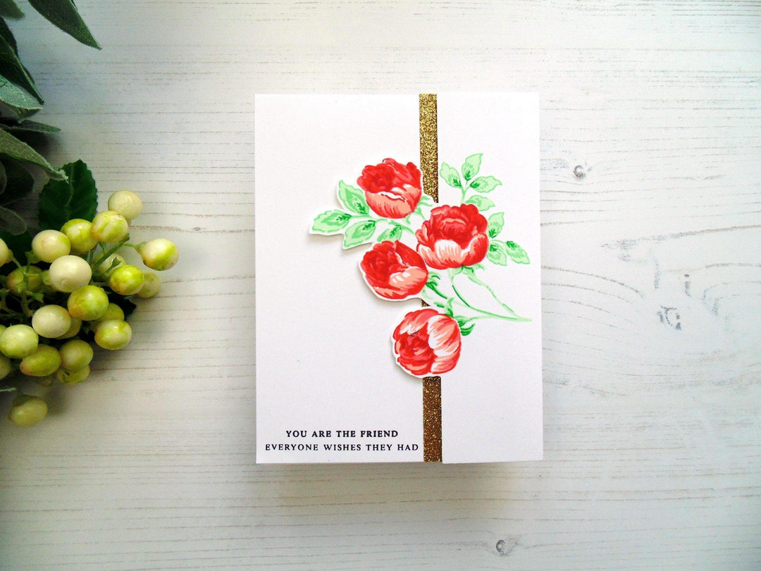 Altenew Stamp & Die Bundle Sweet Rose Bouquet Stamp & Die Bundle