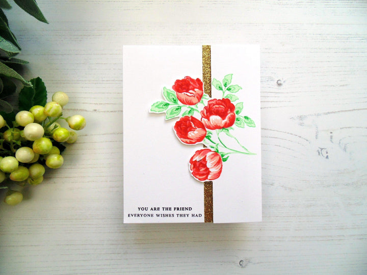 Altenew Stamp & Die Bundle Sweet Rose Bouquet Stamp & Die Bundle