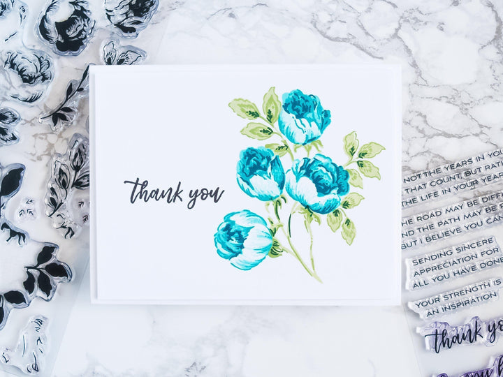 Altenew Stamp & Die Bundle Sweet Rose Bouquet Stamp & Die Bundle