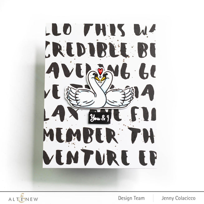 Altenew Stamp & Die Bundle Sweet Swans Stamp & Die Bundle