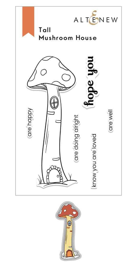 Altenew Stamp & Die Bundle Tall Mushroom House Stamp & Die Bundle