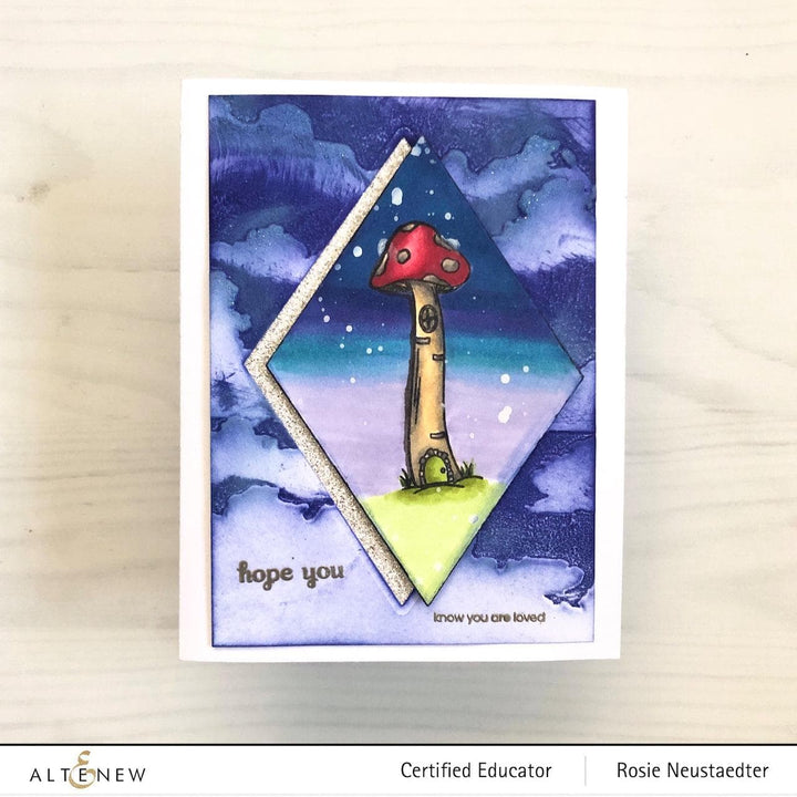 Altenew Stamp & Die Bundle Tall Mushroom House Stamp & Die Bundle