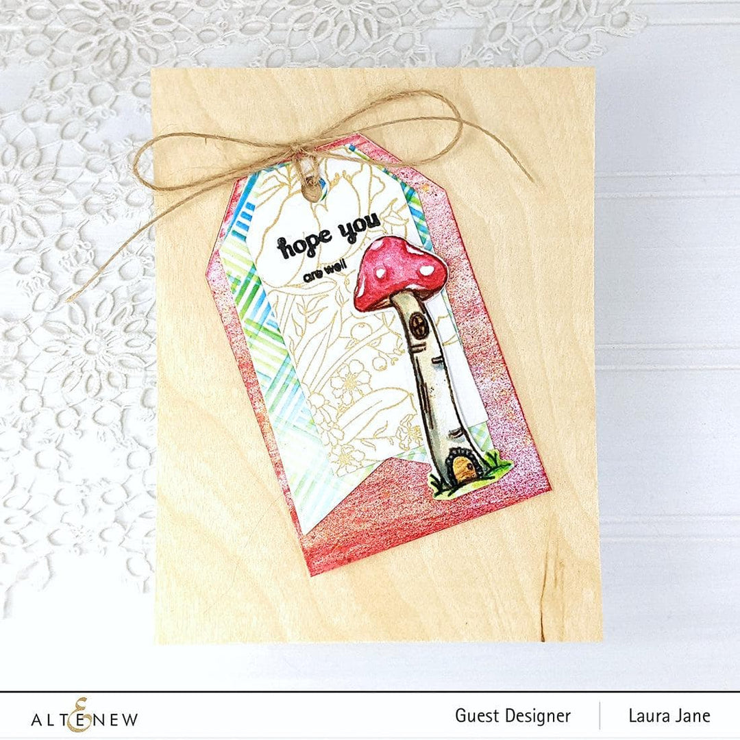 Altenew Stamp & Die Bundle Tall Mushroom House Stamp & Die Bundle