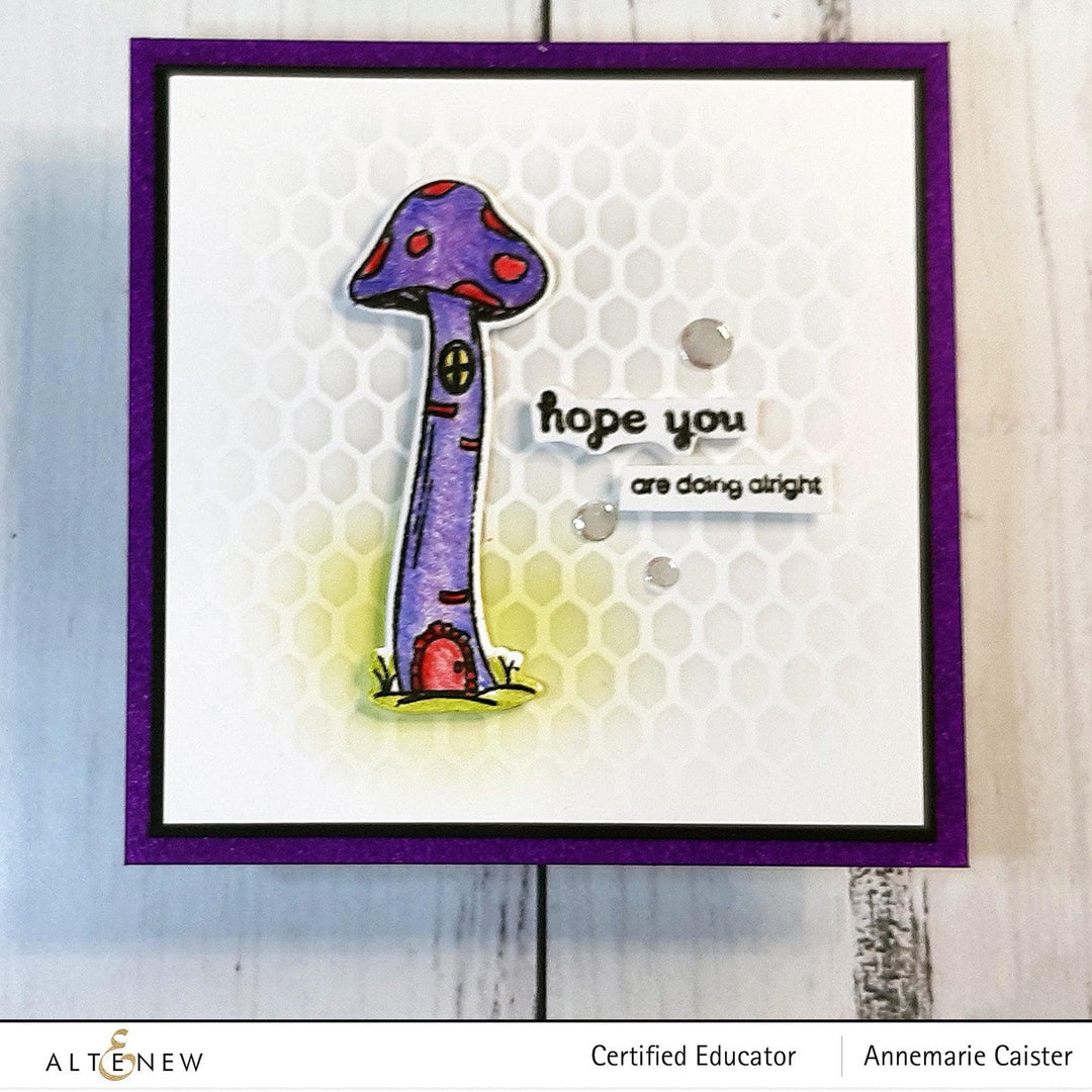 Altenew Stamp & Die Bundle Tall Mushroom House Stamp & Die Bundle