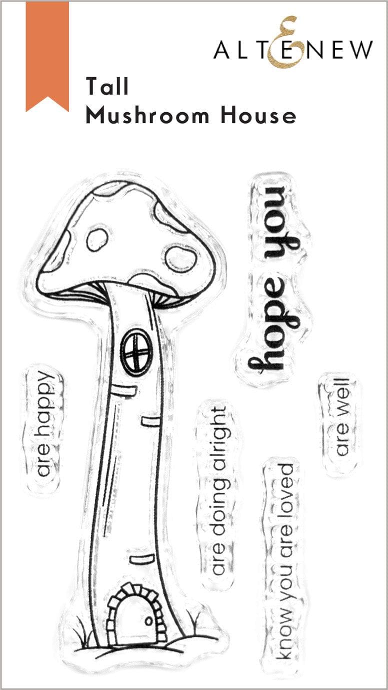 Altenew Partner Team Stamp & Die Bundle Tall Mushroom House