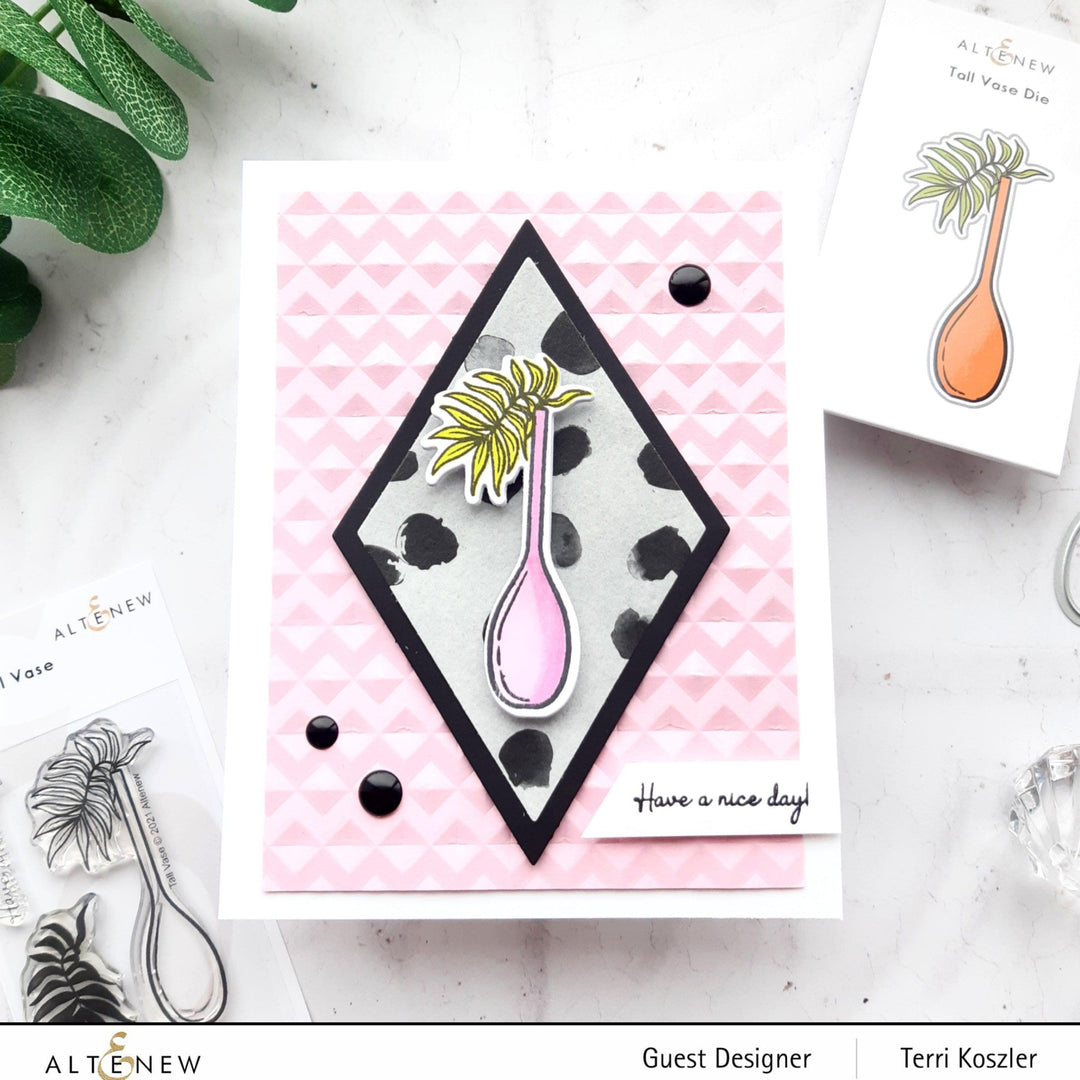 Altenew Stamp & Die Bundle Tall Vase Stamp & Die Bundle