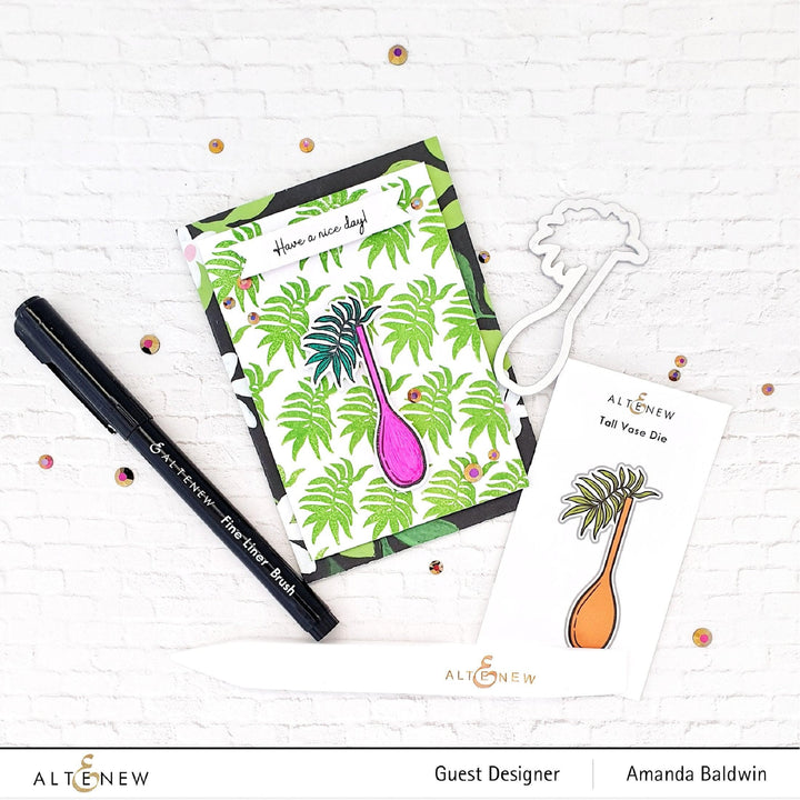 Altenew Stamp & Die Bundle Tall Vase Stamp & Die Bundle