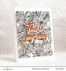Altenew Stamp & Die Bundle This is Your Day Stamp & Die Bundle