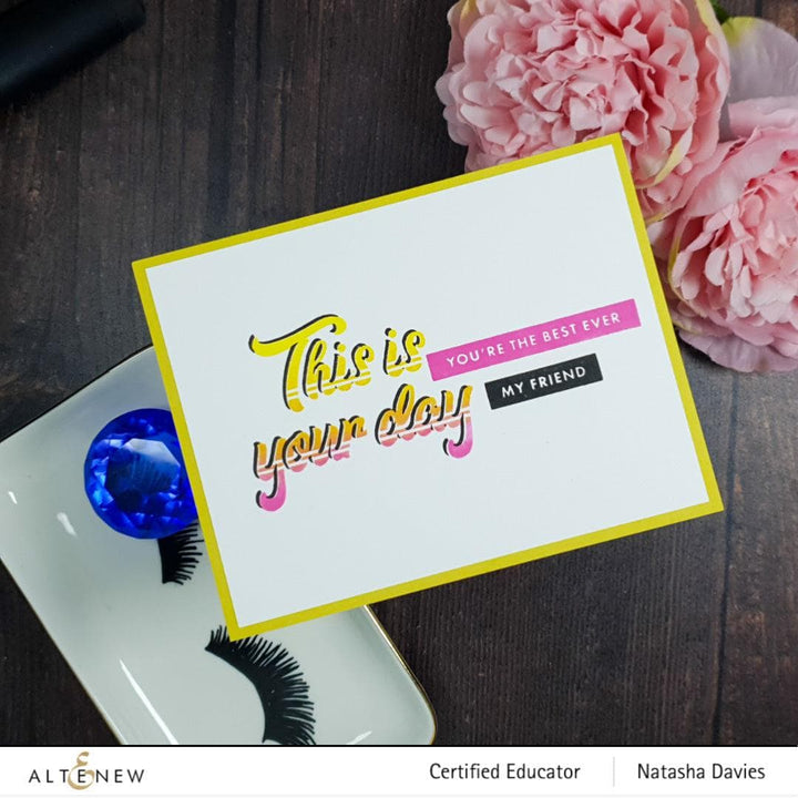 Altenew Stamp & Die Bundle This is Your Day Stamp & Die Bundle