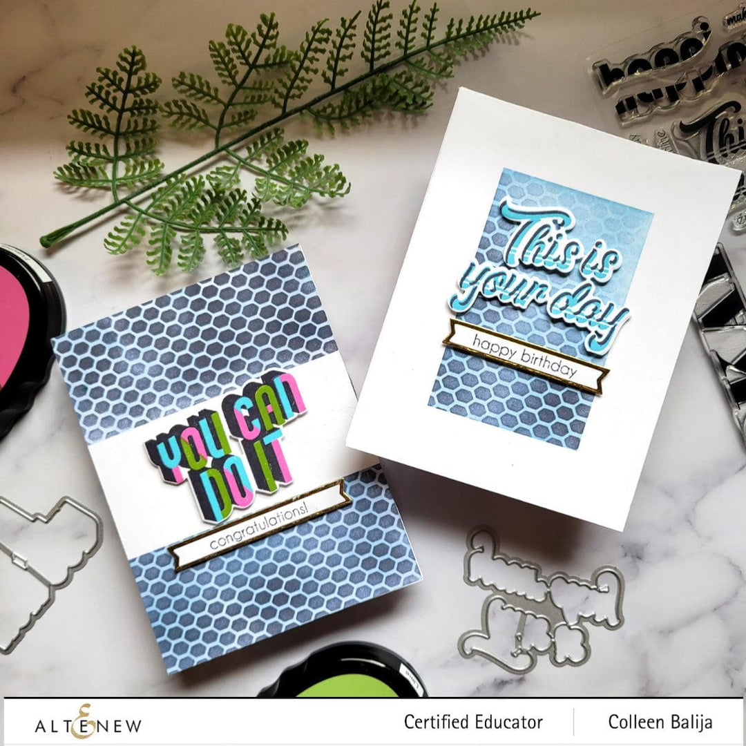 Altenew Stamp & Die Bundle This is Your Day Stamp & Die Bundle