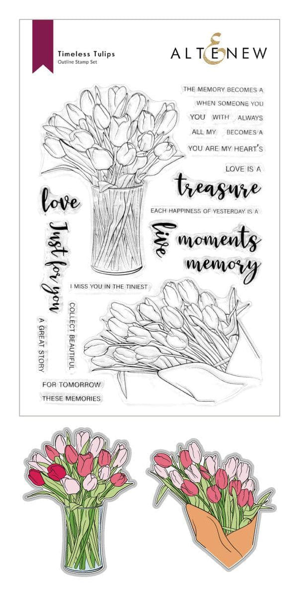 Altenew Stamp & Die Bundle Timeless Tulips Stamp & Die Bundle