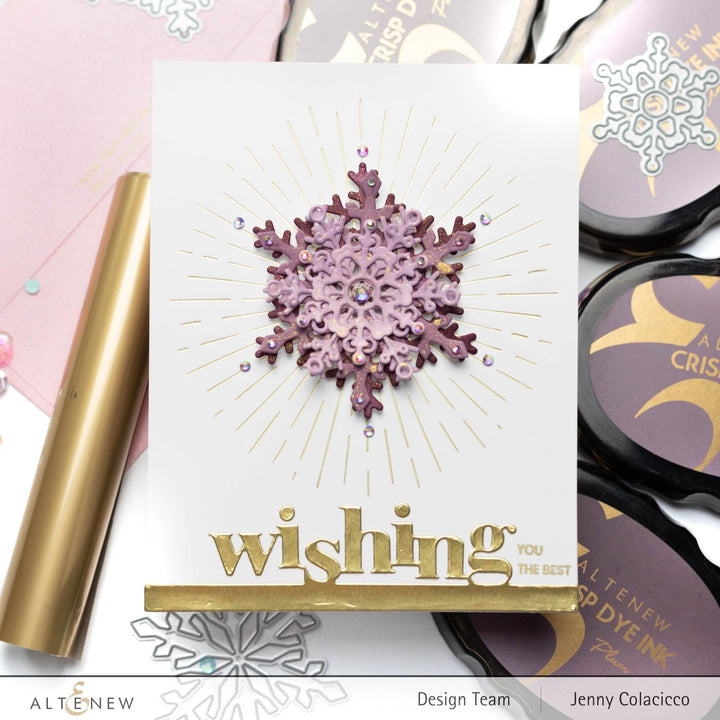 Altenew Stamp & Die Bundle Tiny Sentiments: Wishing Stamp & Die Bundle