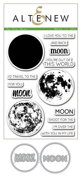 Altenew Stamp & Die Bundle To the Moon Stamp & Die Bundle