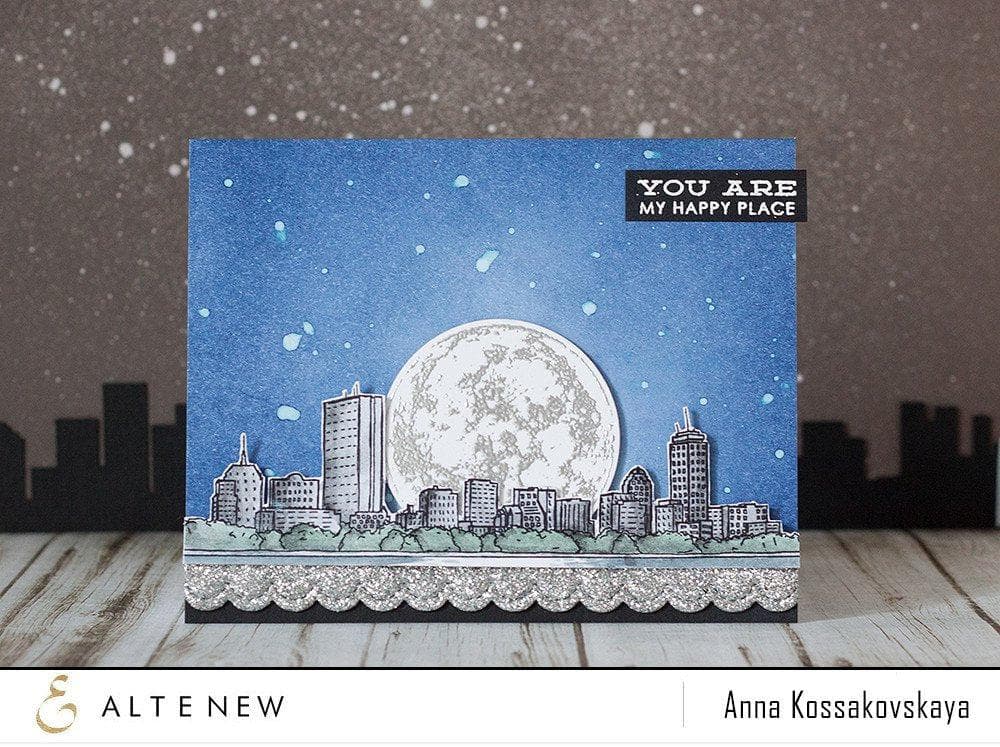 Altenew Stamp & Die Bundle To the Moon Stamp & Die Bundle