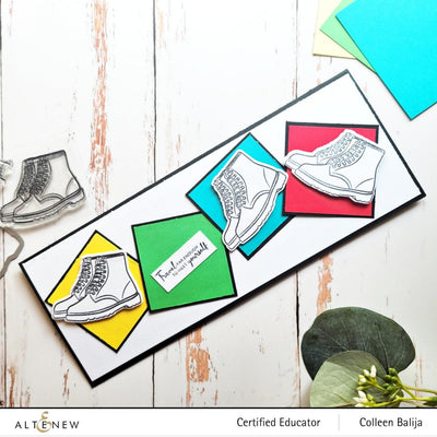 Altenew | Card Making, Scrapbooking & Paper-Crafting Supplies! Stamp & Die Bundle Travel Boots Stamp & Die Bundle