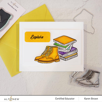 Altenew | Card Making, Scrapbooking & Paper-Crafting Supplies! Stamp & Die Bundle Travel Boots Stamp & Die Bundle