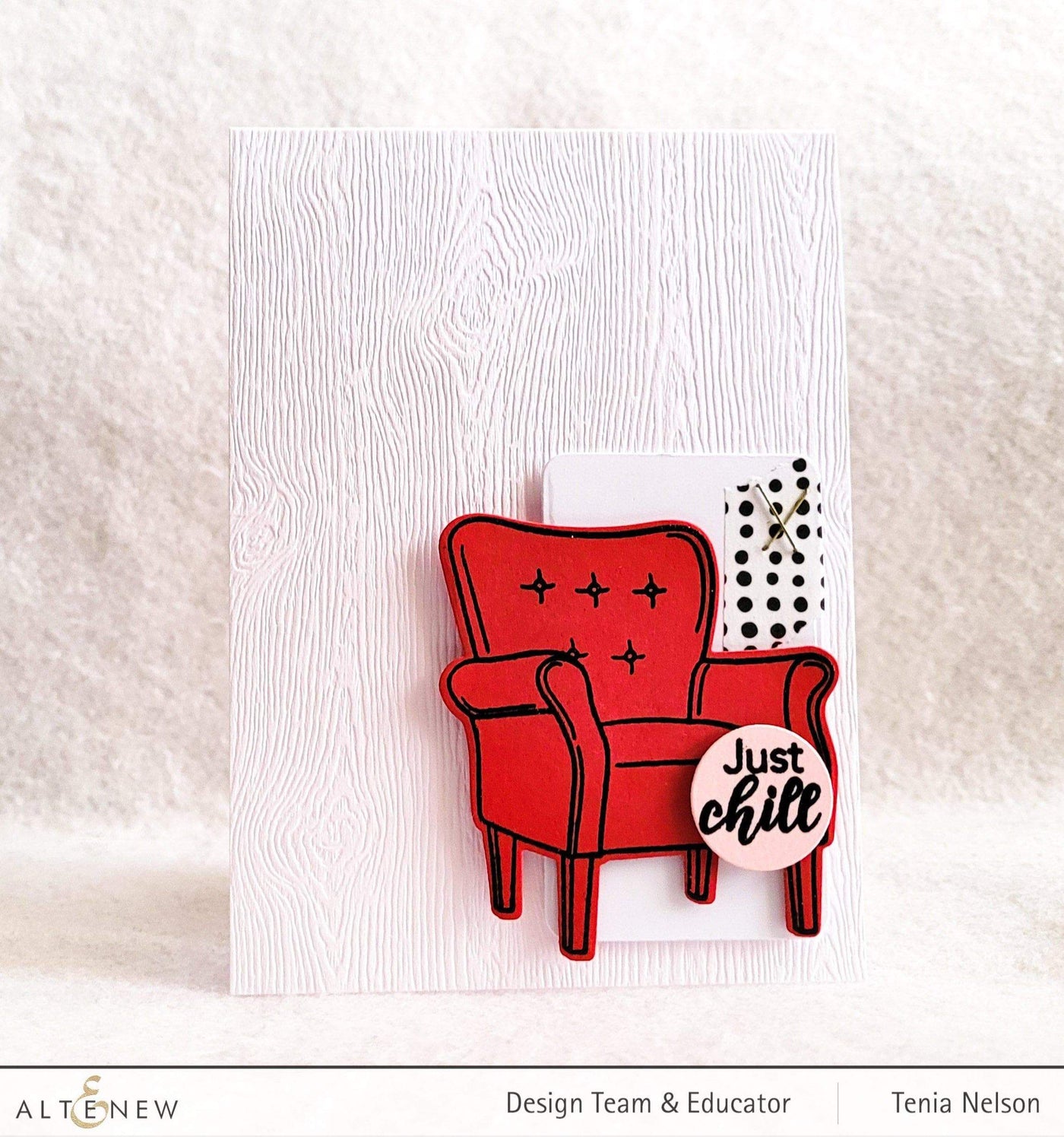 Altenew Stamp & Die Bundle Tufted Chair Stamp & Die Bundle