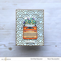 Altenew Stamp & Die Bundle Typewriter Flowers Stamp & Die Bundle
