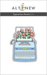 Altenew Stamp & Die Bundle Typewriter Flowers