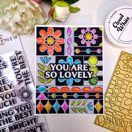 Altenew Stamp & Die Bundle Uplifting Sentiments