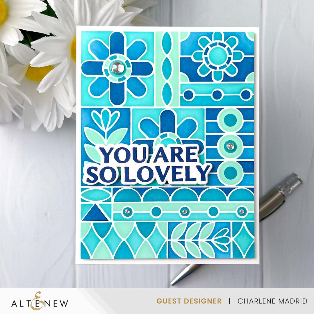 Altenew Stamp & Die Bundle Uplifting Sentiments