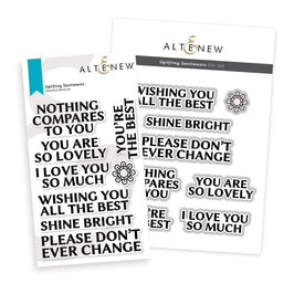 Altenew Stamp & Die Bundle Uplifting Sentiments