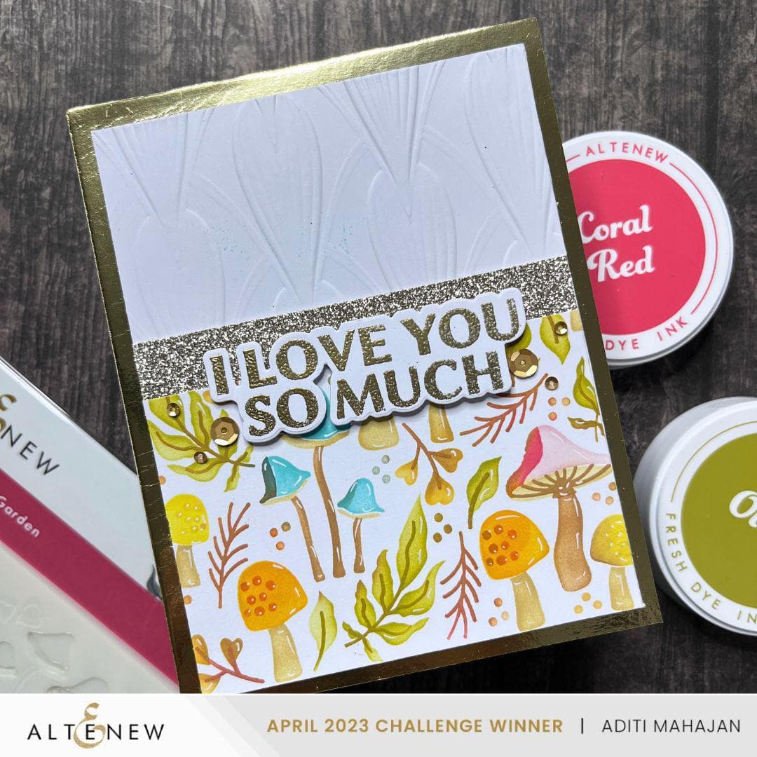 Altenew Stamp & Die Bundle Uplifting Sentiments