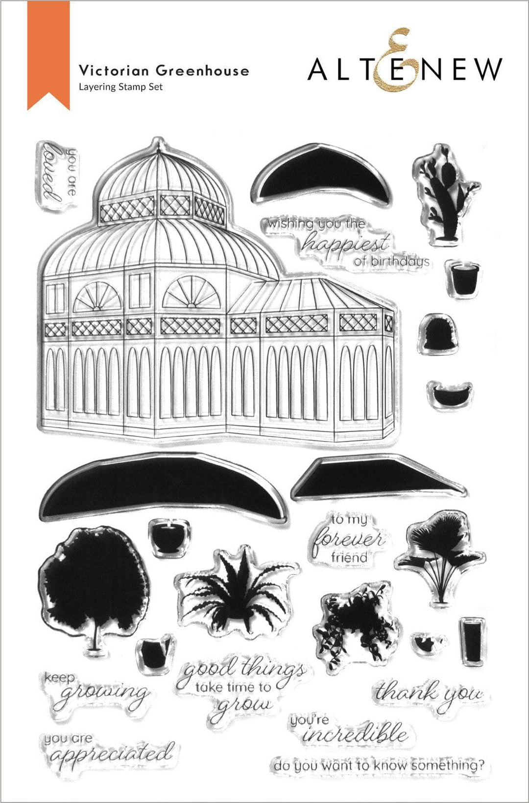 Altenew Stamp & Die Bundle Victorian Greenhouse Stamp & Die Bundle