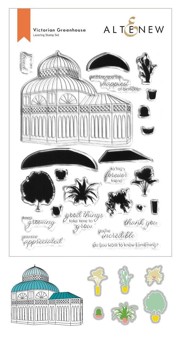 Altenew Stamp & Die Bundle Victorian Greenhouse Stamp & Die Bundle