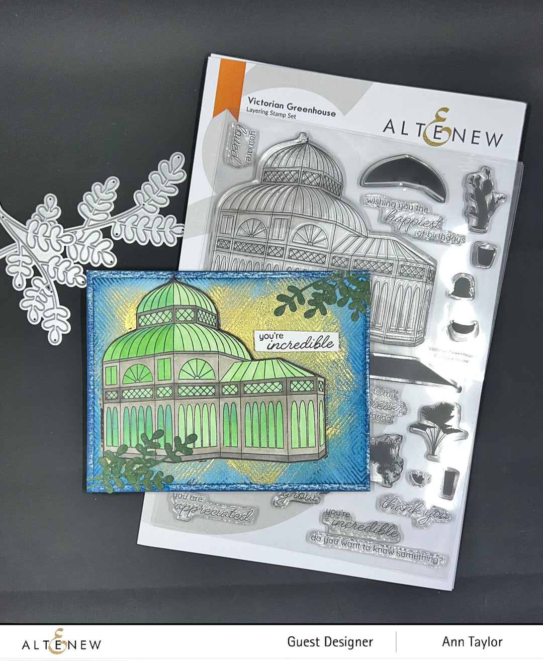 Altenew Stamp & Die Bundle Victorian Greenhouse Stamp & Die Bundle