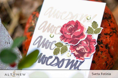Altenew Stamp & Die Bundle Vintage Flowers Stamp & Die Bundle