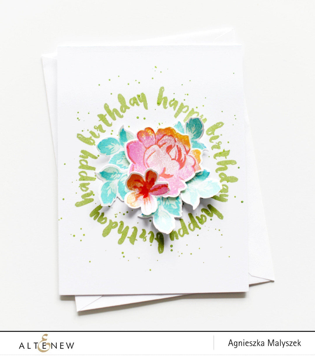 Altenew Stamp & Die Bundle Vintage Flowers Stamp & Die Bundle