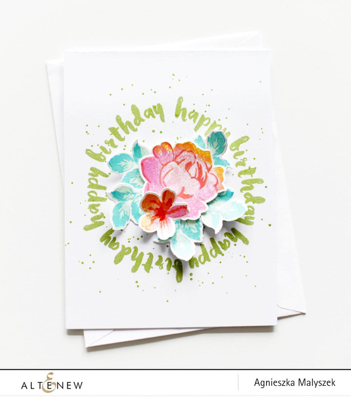 Altenew Stamp & Die Bundle Vintage Flowers Stamp & Die Bundle