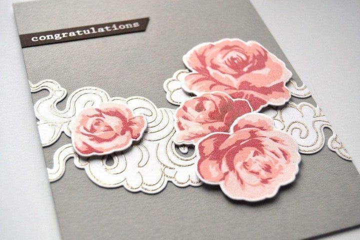 Altenew Stamp & Die Bundle Vintage Flowers Stamp & Die Bundle