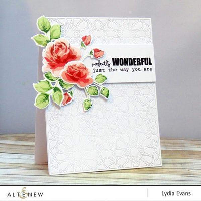 Vintage Rose Stamps with Sentiments Editorial Stock Image - Image