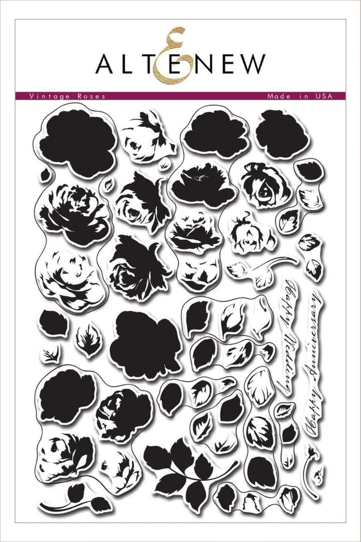 Altenew Stamp & Die Bundle Vintage Roses Stamp & Die Bundle