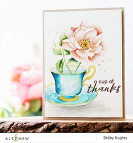 Altenew Stamp & Die Bundle Vintage Teacup Stamp & Die Bundle