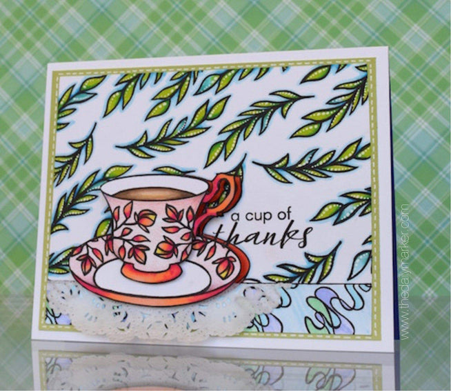 Altenew Stamp & Die Bundle Vintage Teacup Stamp & Die Bundle
