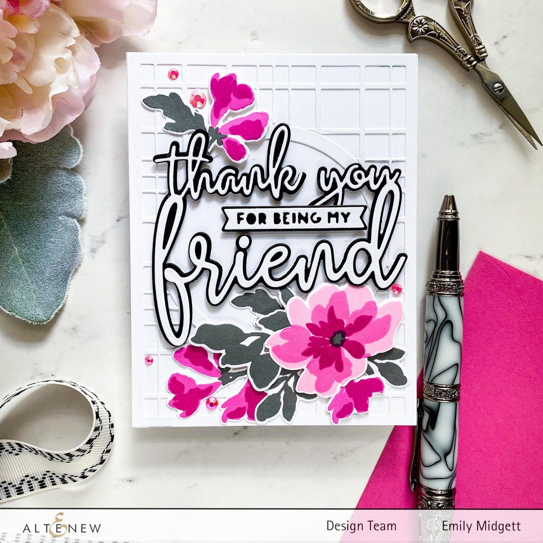 Altenew Stamp & Die Bundle Watercolor Extravaganza Stamp & Die Bundle