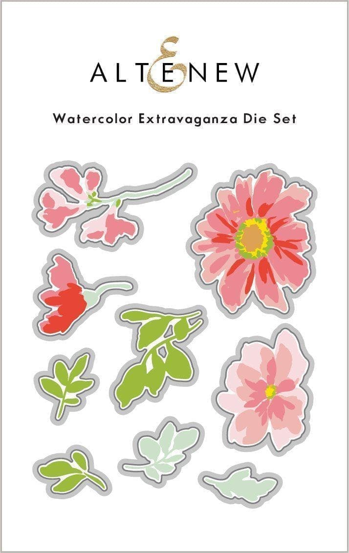 Altenew Stamp & Die Bundle Watercolor Extravaganza Stamp & Die Bundle
