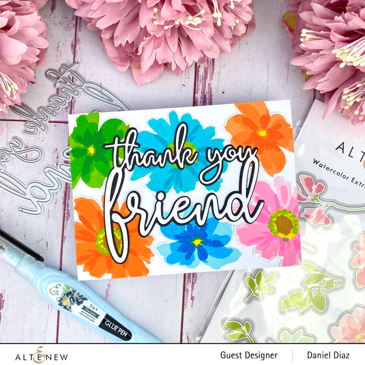 Altenew Stamp & Die Bundle Watercolor Extravaganza Stamp & Die Bundle