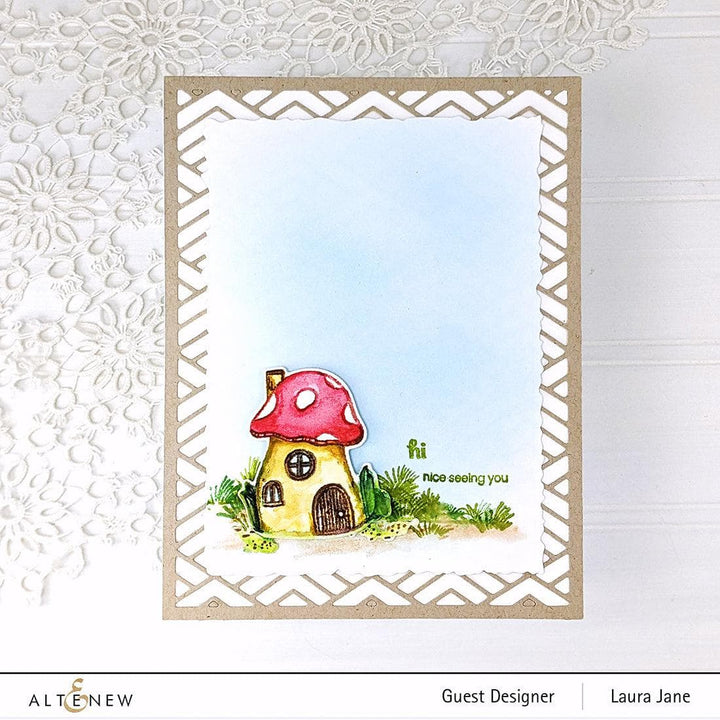 Altenew Stamp & Die Bundle Whimsical Mushroom House Stamp & Die Bundle