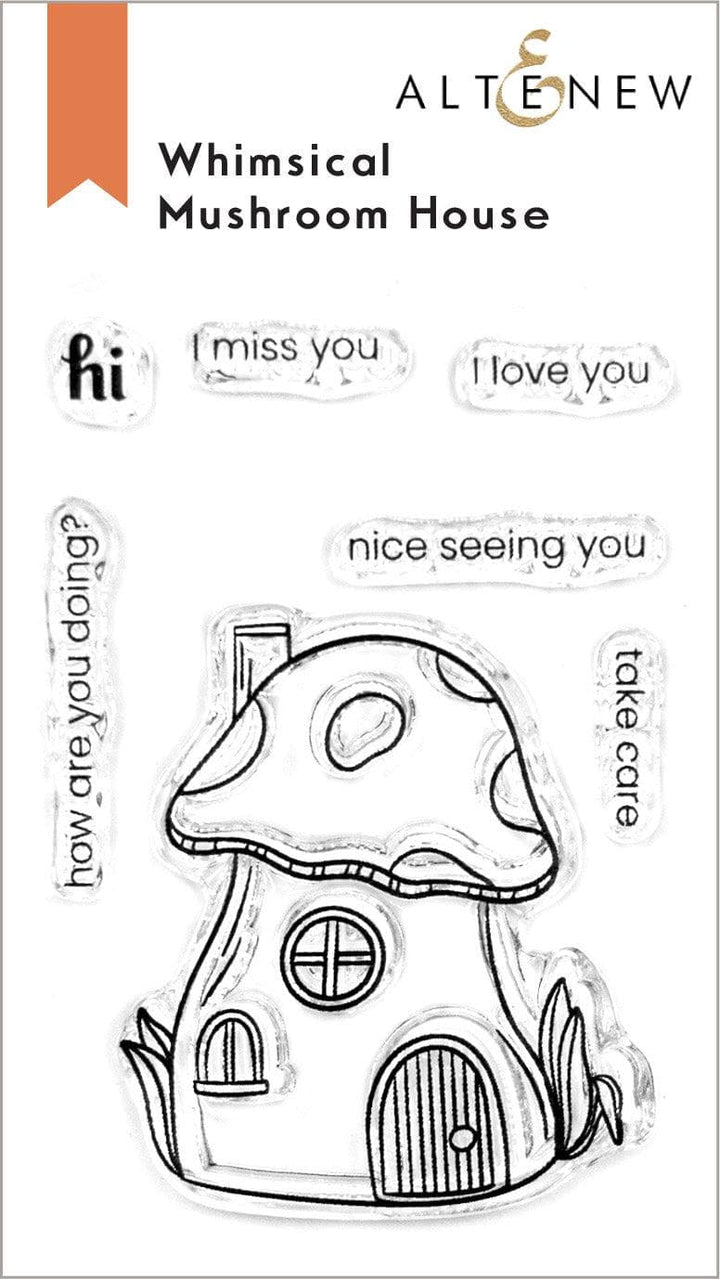Altenew Partner Team Stamp & Die Bundle Whimsical Mushroom House