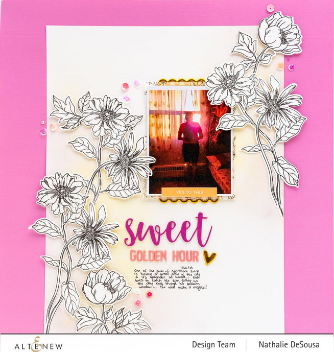 Altenew Stamp & Die Bundle Wild Flora Stamp & Die Bundle