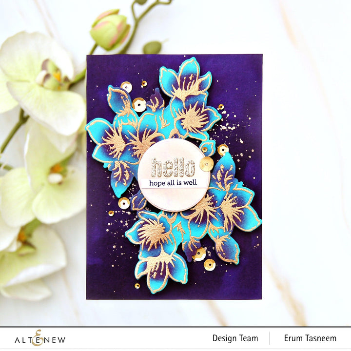 Altenew Stamp & Die Bundle Wild Geranium