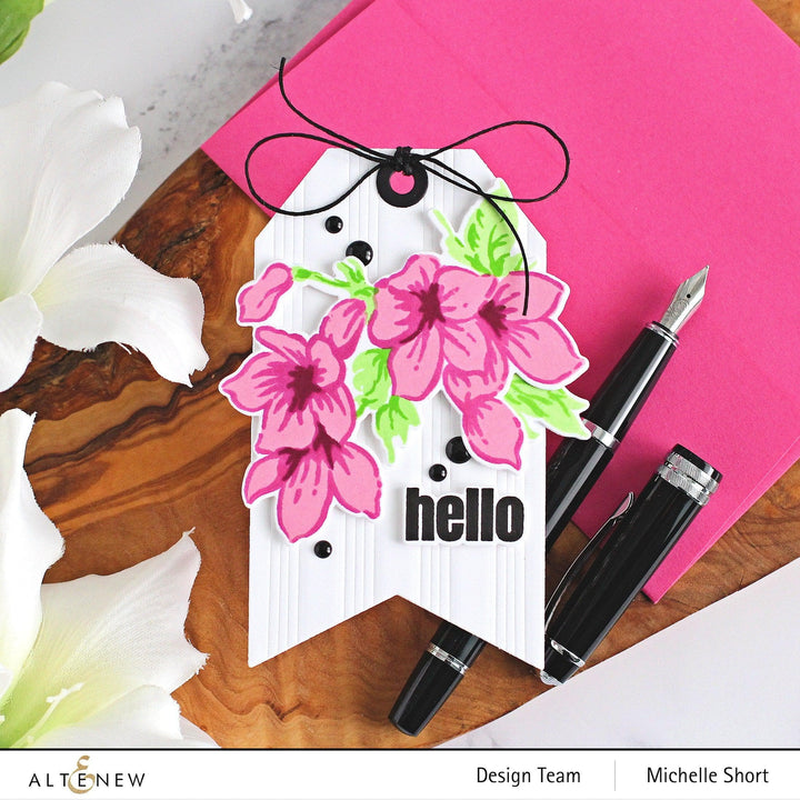 Altenew Stamp & Die Bundle Wild Geranium