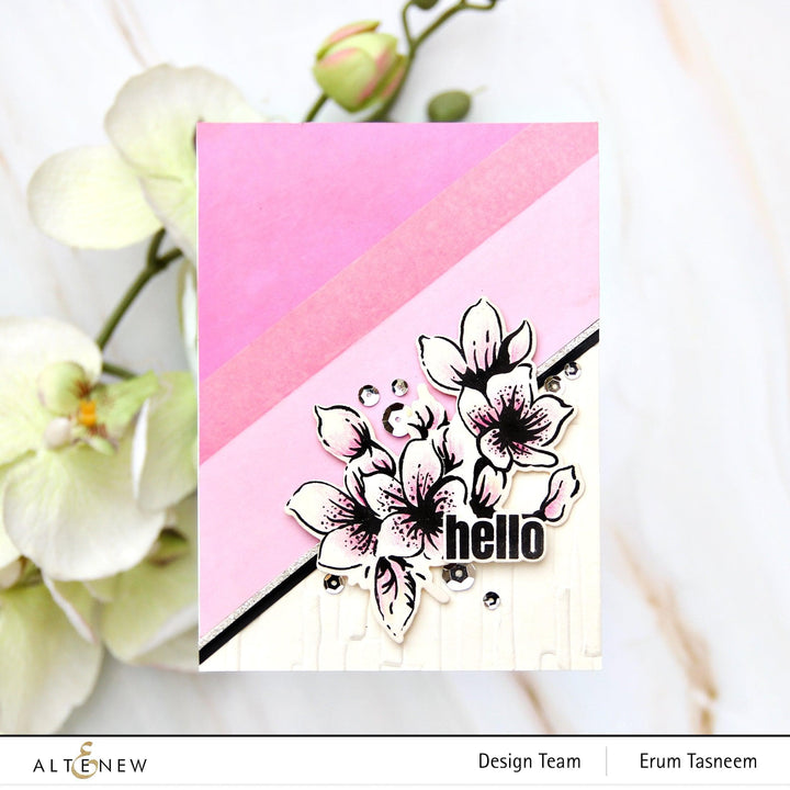 Altenew Stamp & Die Bundle Wild Geranium