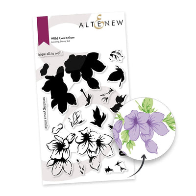 Altenew Stamp & Die Bundle Wild Geranium